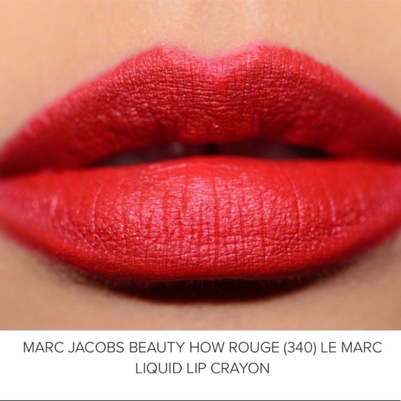 ‼️Limited Edition‼️NEW‼️Marc Jacobs 340 HOW ROUGE Liquid Lip Crayon - Picture 8 of 16